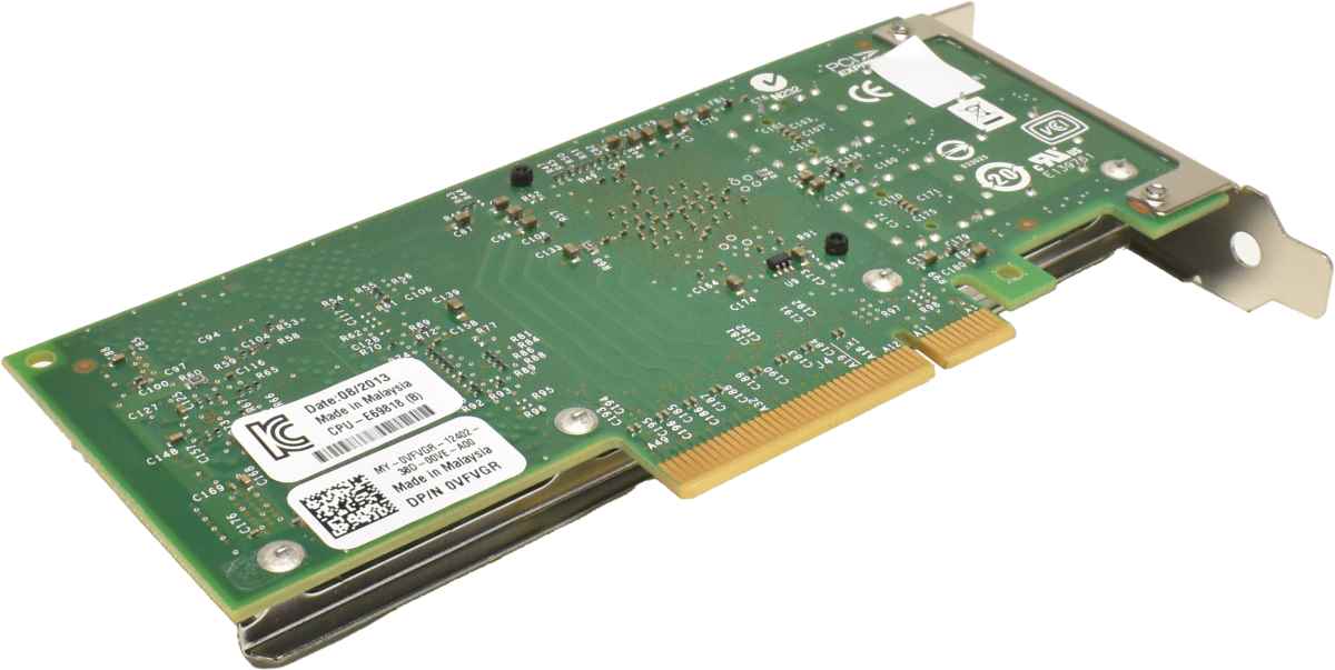 DELL Intel X520-DA2 FC Dual-Port 10GbE PCIe x8 Netzwerkkarte 0VFVGR LP