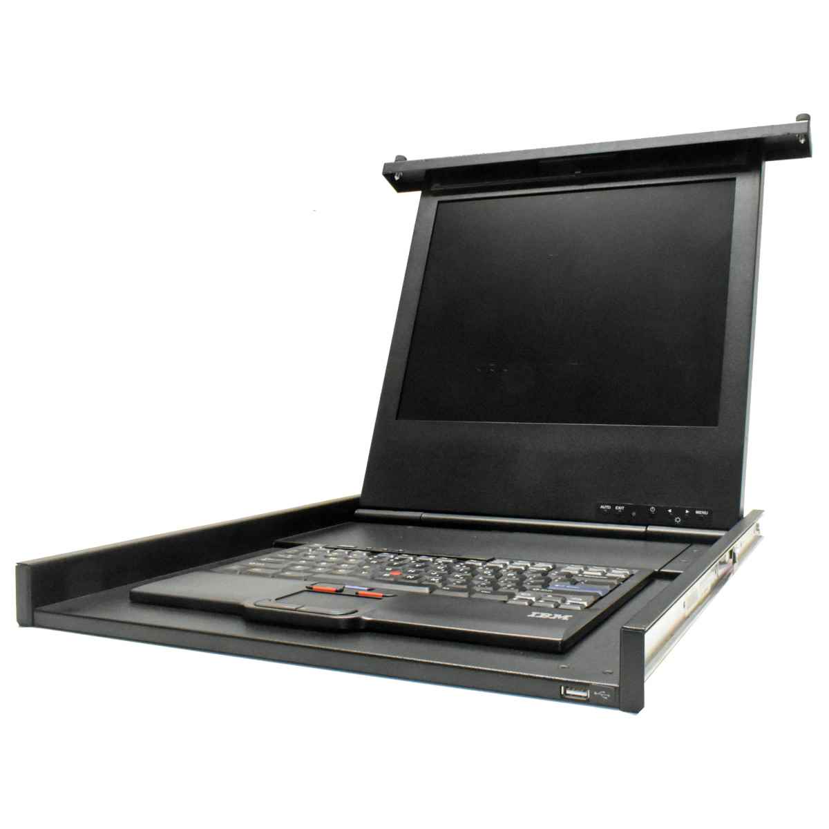 IBM 1723-RX1 17 Zoll Flat Panel KVM-Console QWERTZ SK8845 Keyboard 39M2965