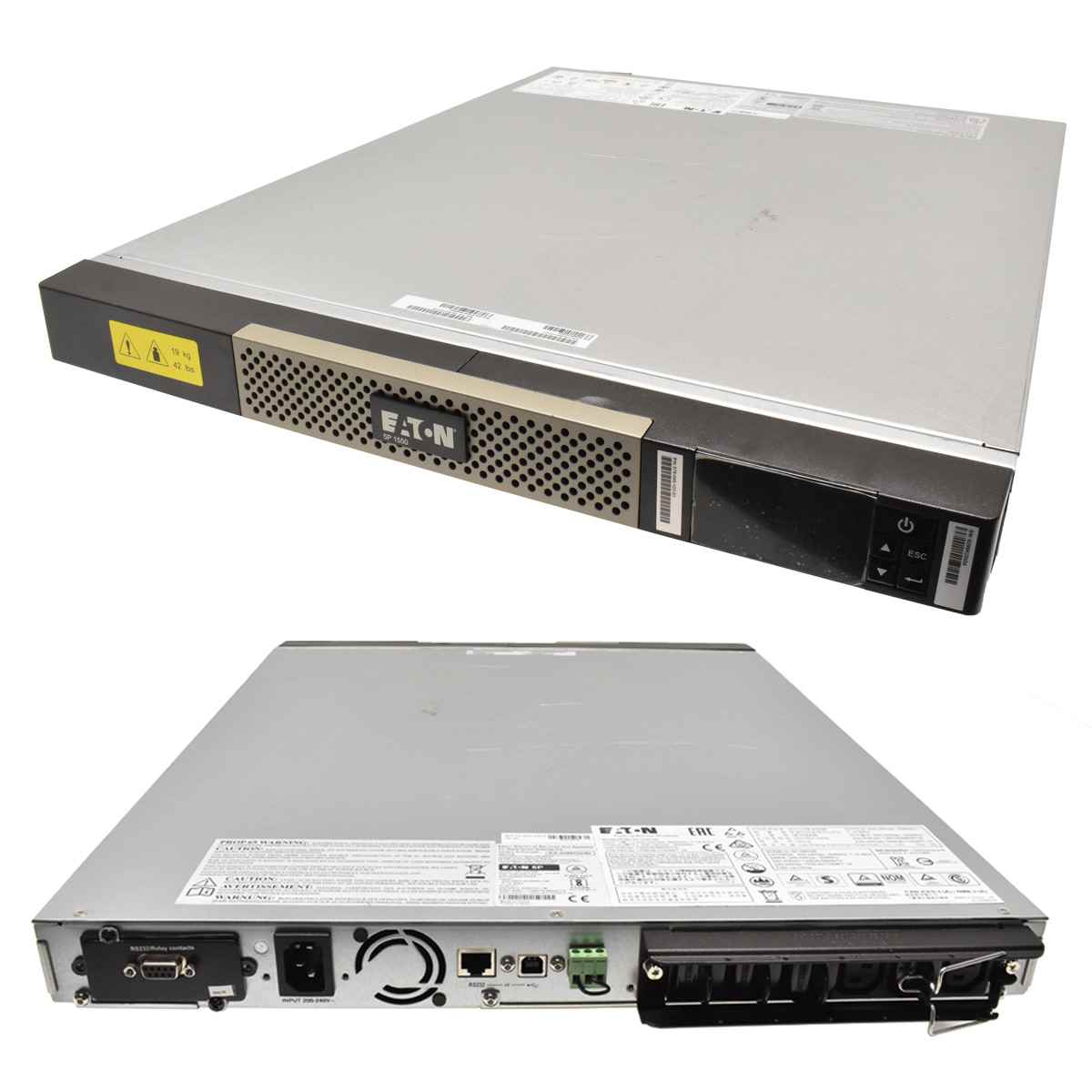 Eaton 5P 5P1550GR 1550VA 1100 Watts Line-Interactive Rackmount UPS USV 1U 1HE Eaton 5P 5P1550GR 1550VA 1100 Watts Line-Interactive Rackmount UPS USV 1U 1HE