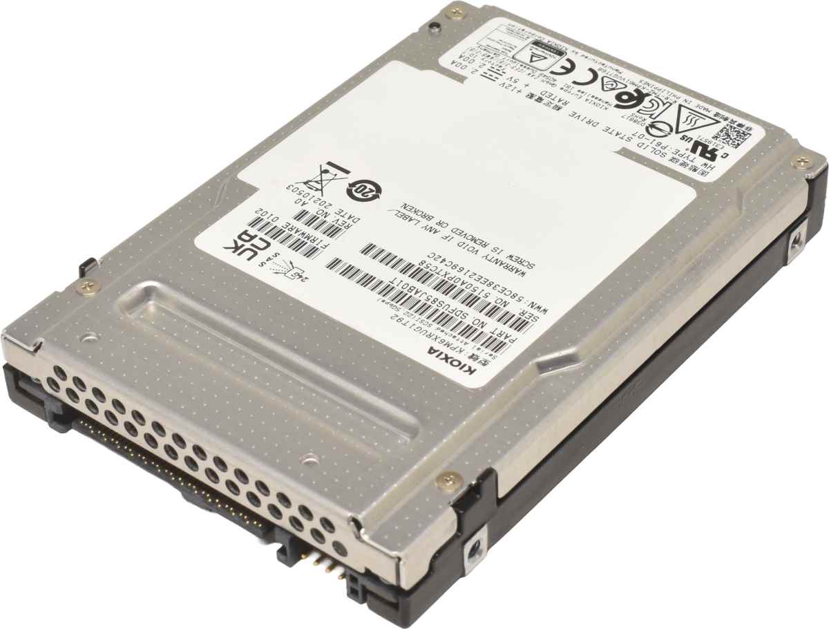 Kioxia 1.92TB 2.5" 24G SAS SSD KPM6XRUG1T92 SDFUS85JAB01T