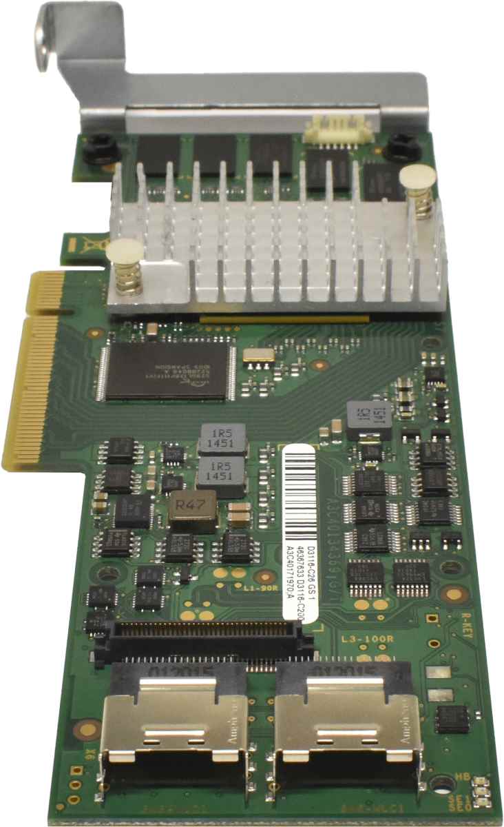 Fujitsu Primergy D3116-C26 6Gb PCIe x8 1GB SAS RAID Controller + 2x SAS Kabel LP Fujitsu Primergy D3116-C26 6Gb PCIe x8 1GB SAS RAID Controller + 2x SAS Kabel LP