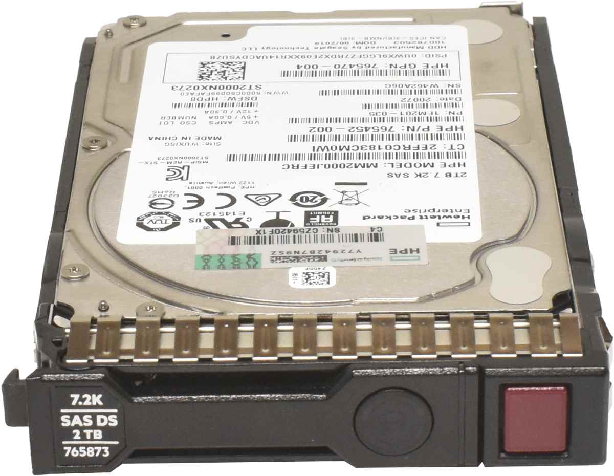 HP 2TB 2.5" 7.2K 12G SAS HDD Festplatte 765873-001 765470-004 Server Storage