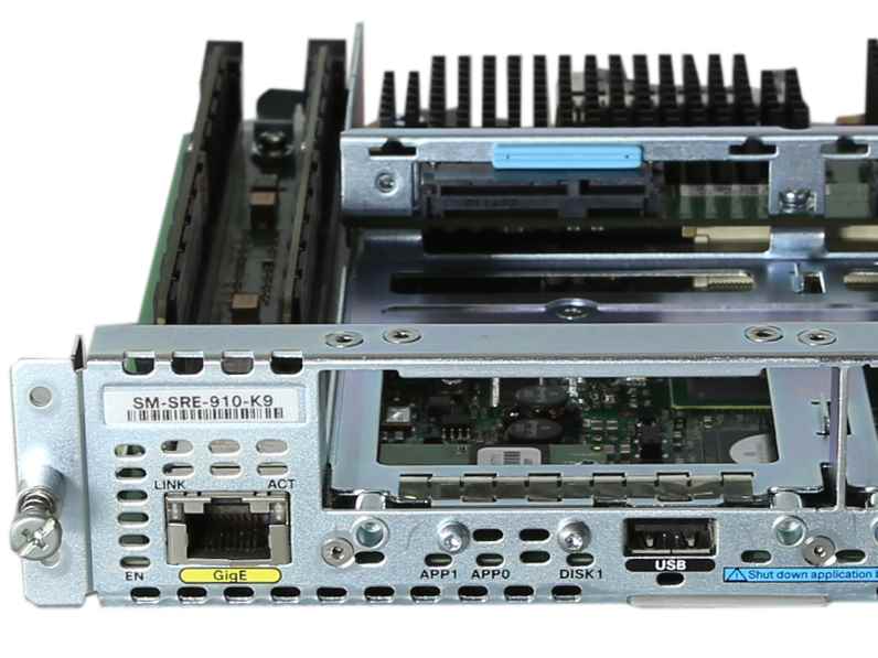 Cisco SRE Service Module SM-SRE-910-K9 4GB RAM CPU no HDDs 800-35252-01 Cisco SRE Service Module SM-SRE-910-K9 4GB RAM CPU no HDDs 800-35252-01