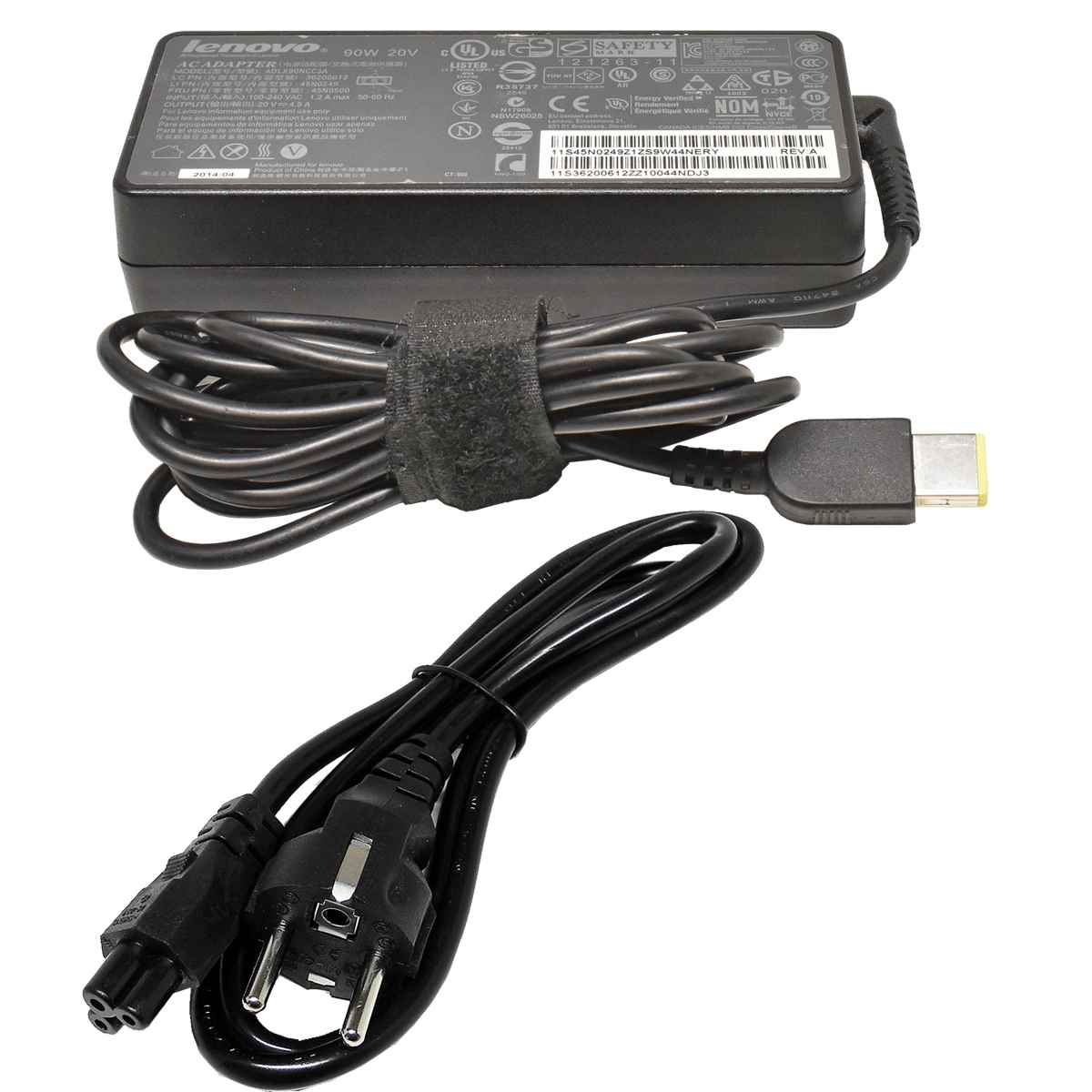 Lenovo Netzteil 90W FRU/PN: 45N0499 ThinkPad T440/s, T450/s, T460/s, T470/s, X1 Carbon, x250, x260, L440 Lenovo Netzteil 90W FRU/PN: 45N0499 ThinkPad T440/s, T450/s, T460/s, T470/s, X1 Carbon, x250, x260, L440