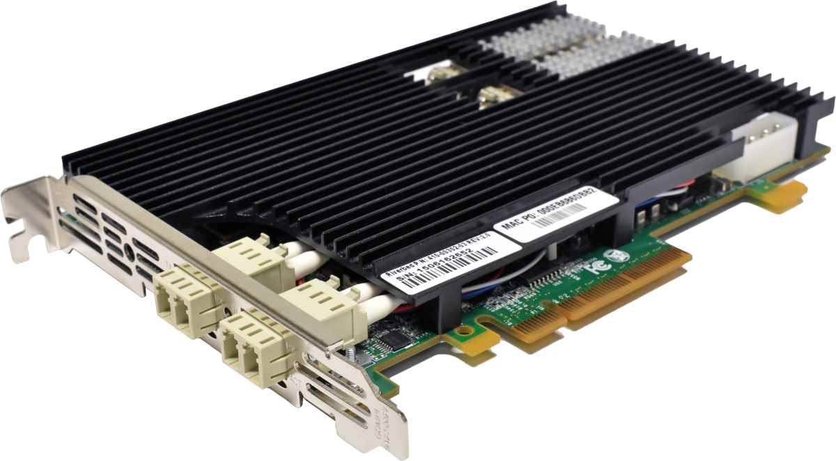 Riverbed Dual-Port NIC-1-010G-2SR-BP 410-00302-03 SR Fibre 10G PCIe x8 Riverbed Dual-Port NIC-1-010G-2SR-BP 410-00302-03 SR Fibre 10G PCIe x8
