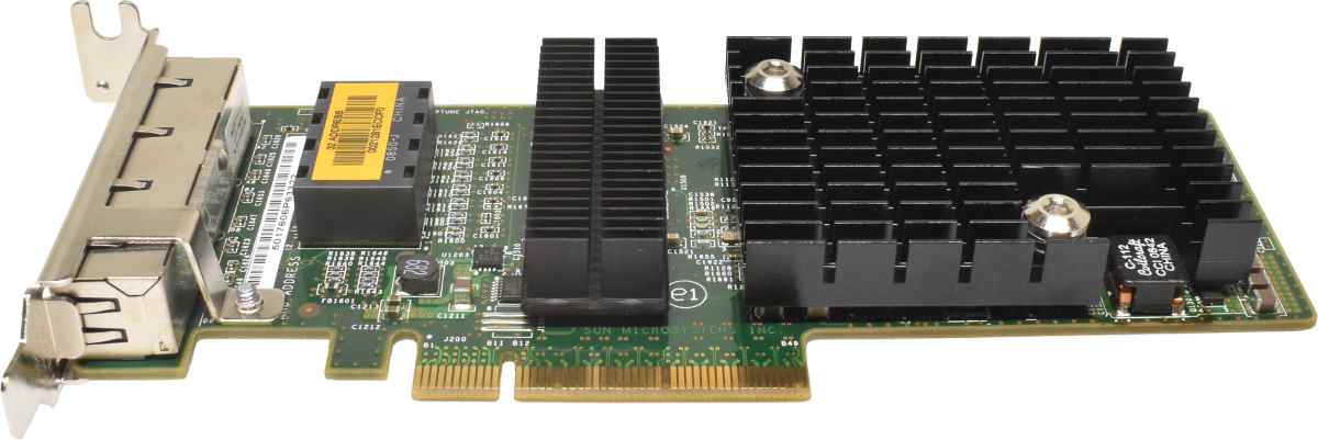 Sun ATLS1QGE Quad-Port Gb PCIe x8 Netzwerkkarte PN 501-7606-06, 511-1422-01 LP Sun ATLS1QGE Quad-Port Gb PCIe x8 Netzwerkkarte PN 501-7606-06, 511-1422-01 LP