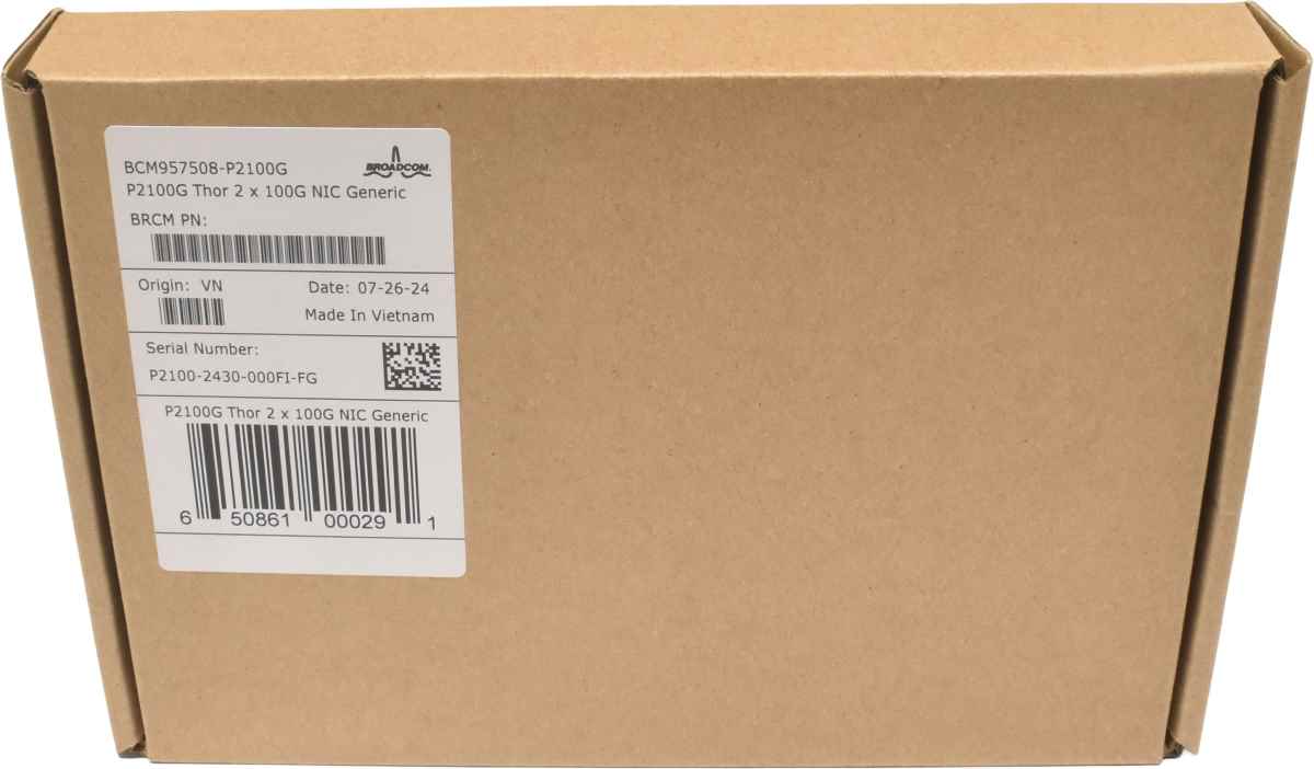 Broadcom NetXtreme BCM957508-P2100G Dual-Port 100G QSFP56 Netzwerkkarte PCIe 4.0 x16 LP/FP NEU / NEW