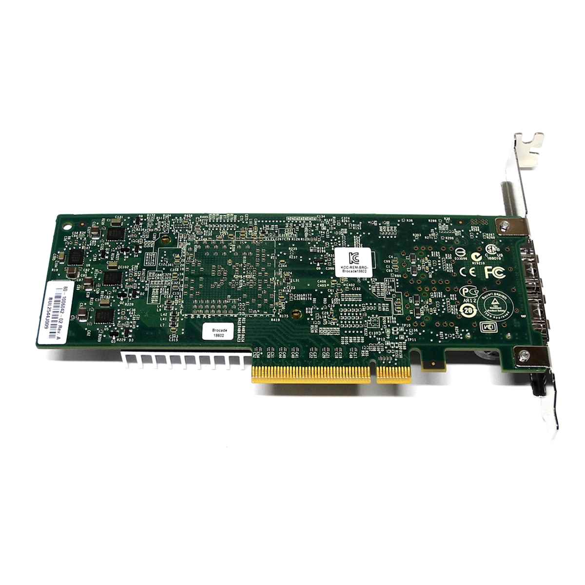 Brocade 18602 Dual Port 16Gb FC SFP+ PCIe x8 Network Adapter 80-1006042-02 FP Brocade 18602 Dual Port 16Gb FC SFP+ PCIe x8 Network Adapter 80-1006042-02 FP