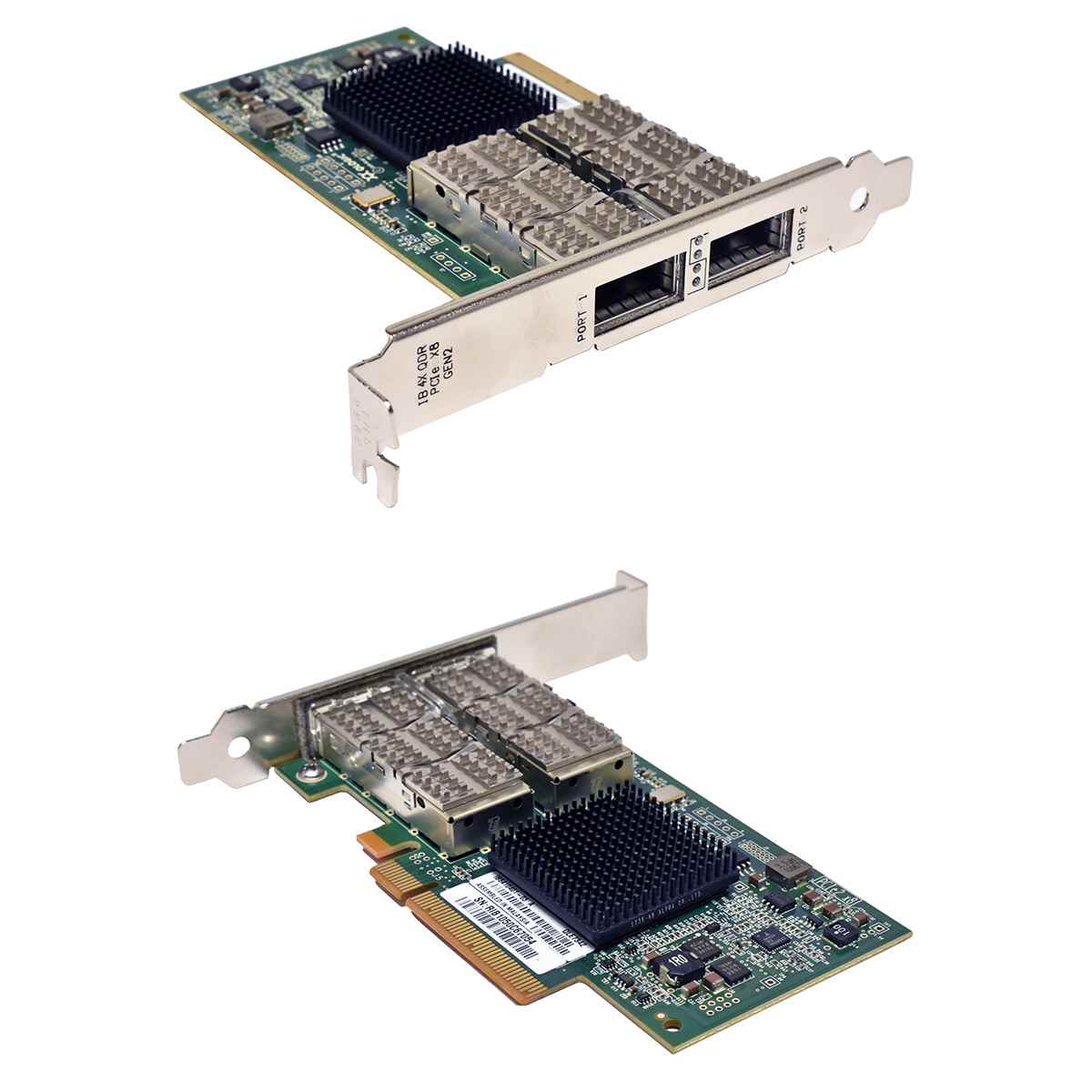 QLogic QLE7342 Dual-Port 40 GB QDR InfiniBand Server Adapter IB6410401-03 FP QLogic QLE7342 Dual-Port 40 GB QDR InfiniBand Server Adapter IB6410401-03 FP