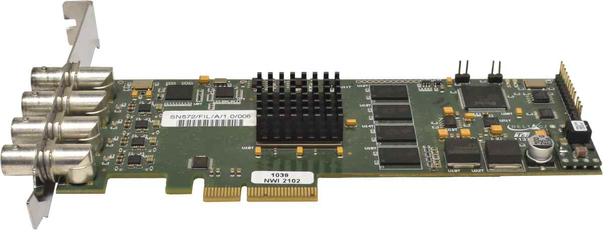 Deltacast Delta-HD-ELP-40 Compact 4-Channel SDI Capture Card