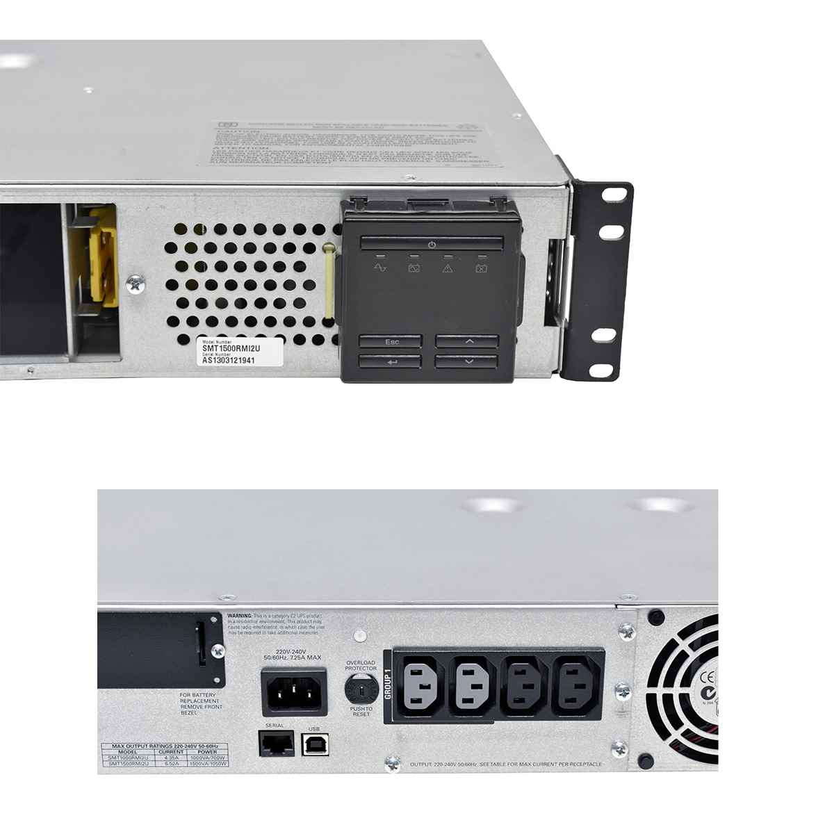 APC Smart UPS SMT1500RMI2U 1500VA 2HE USV no Batteries no Front Bezel