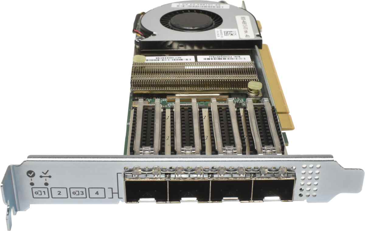 Cisco UCS VIC 1455 UCSC-PCIE-C25Q-04 4- Port 10/25G SFP28