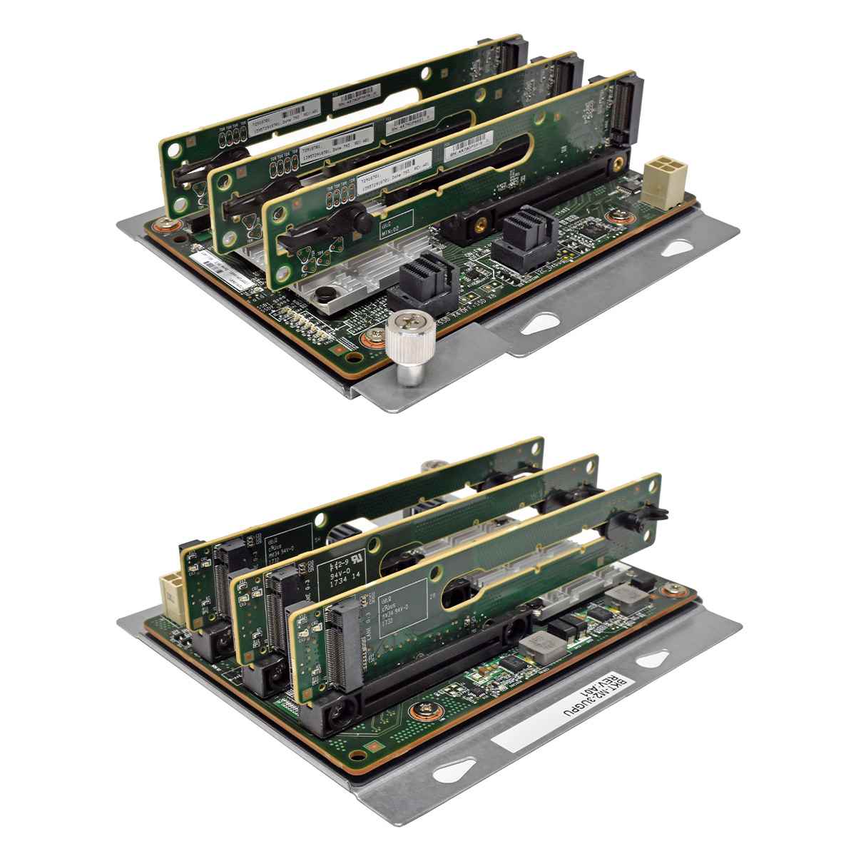 ZT Systems BKT-M2-3UGPU T2918601 3-Port NVMe BOSS Card +M.2 Expansion Cards for Server Storage Z17C31601B ZT Systems BKT-M2-3UGPU T2918601 3-Port NVMe BOSS Card +M.2 Expansion Cards for Server Storage Z17C31601B
