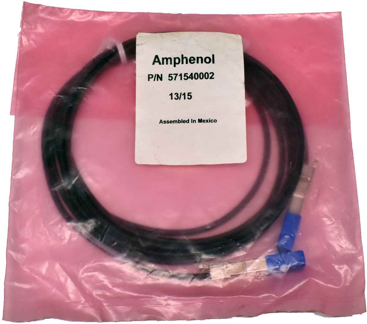 Amphenol 3m Data Cable 571540002 10G SFP+ - SFP+ NEW NEU Amphenol 3m Data Cable 571540002 10G SFP+ - SFP+ NEW NEU