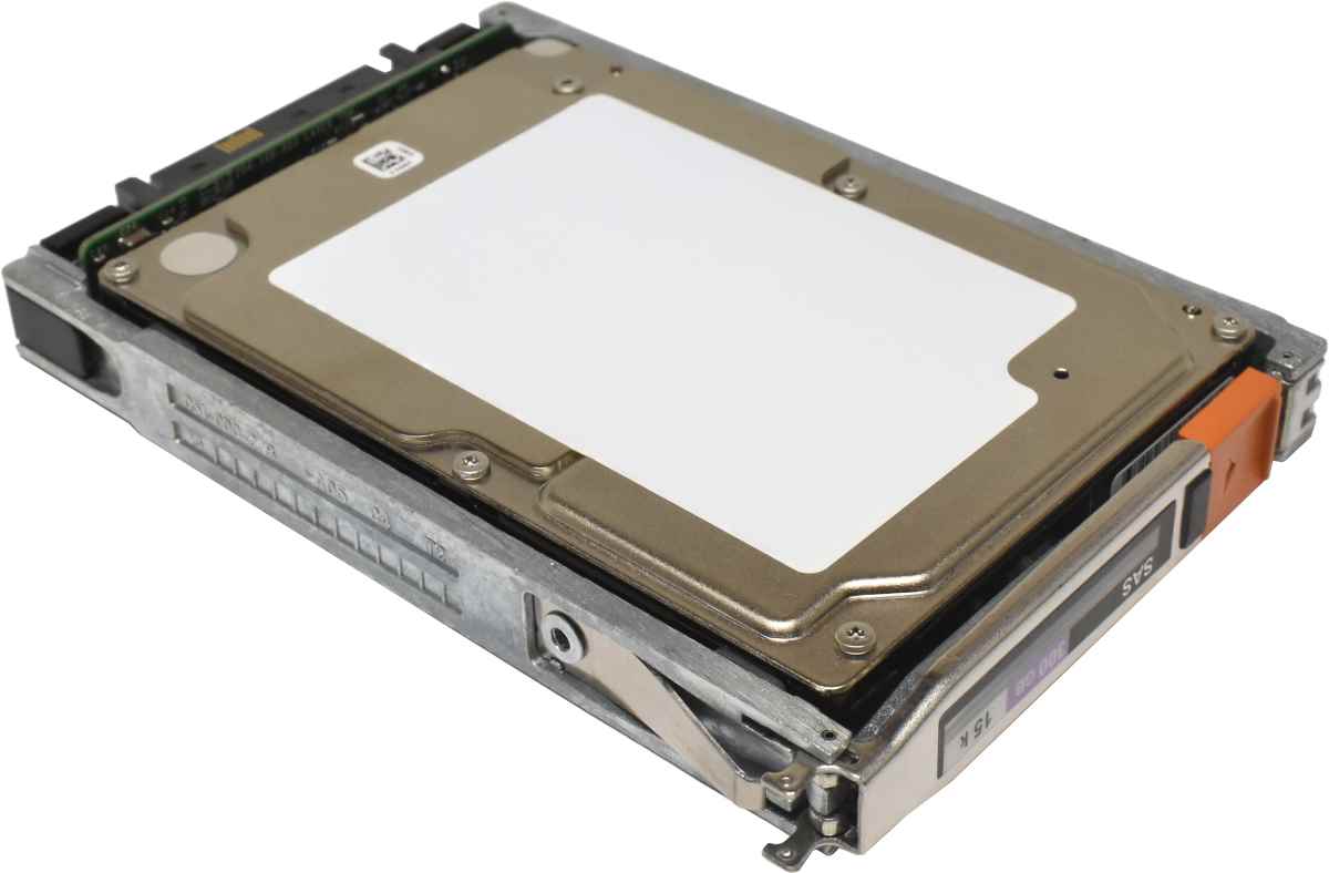 EMC Seagate 300GB 2.5" 15K 6G SAS HDD Festplatte ST9300653SS 9SW066-431 mit EMC Rahmen