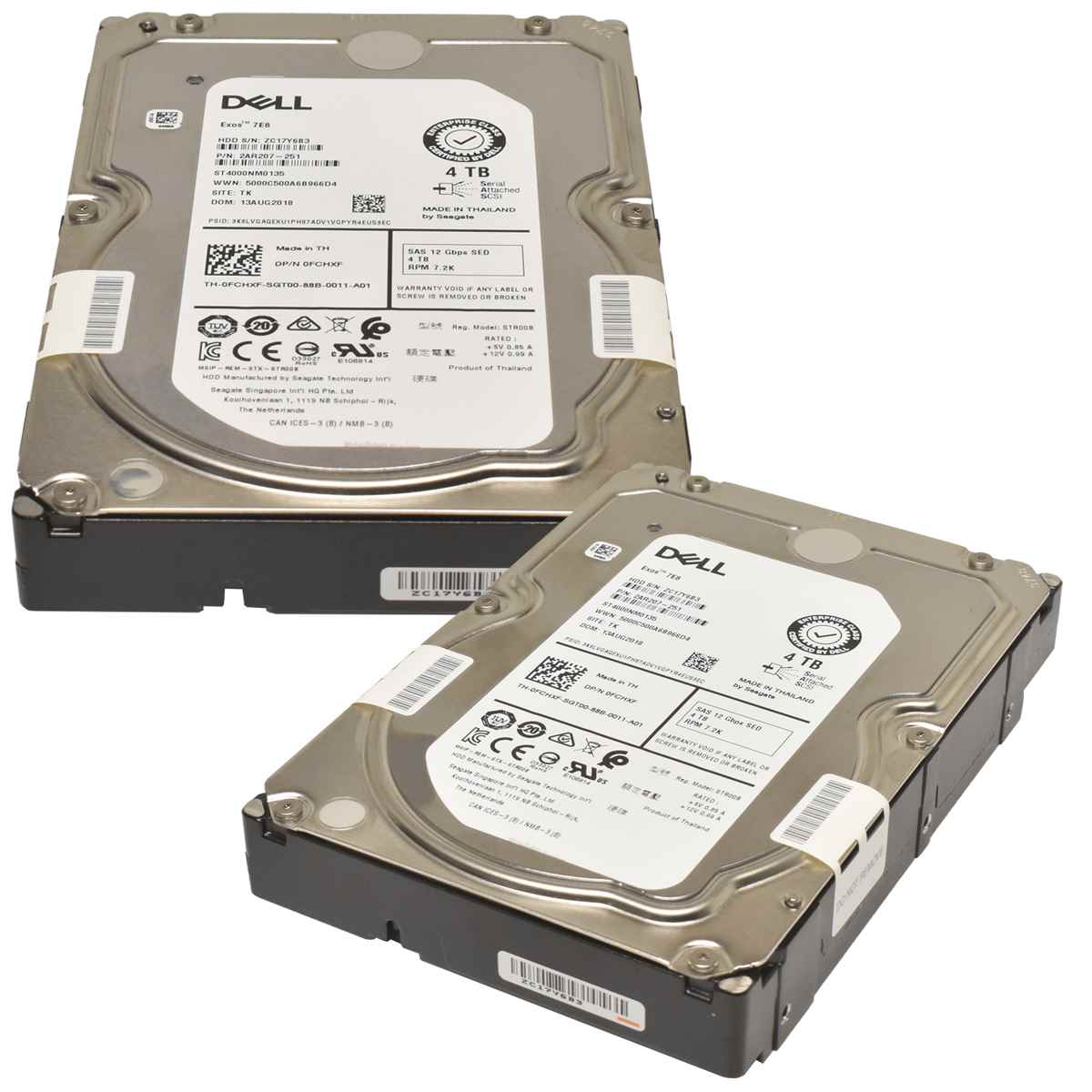 Dell Exos 7E8 4TB 3.5" 7.2K SAS 12G SED HDD ST4000NM0135 2AR207-251