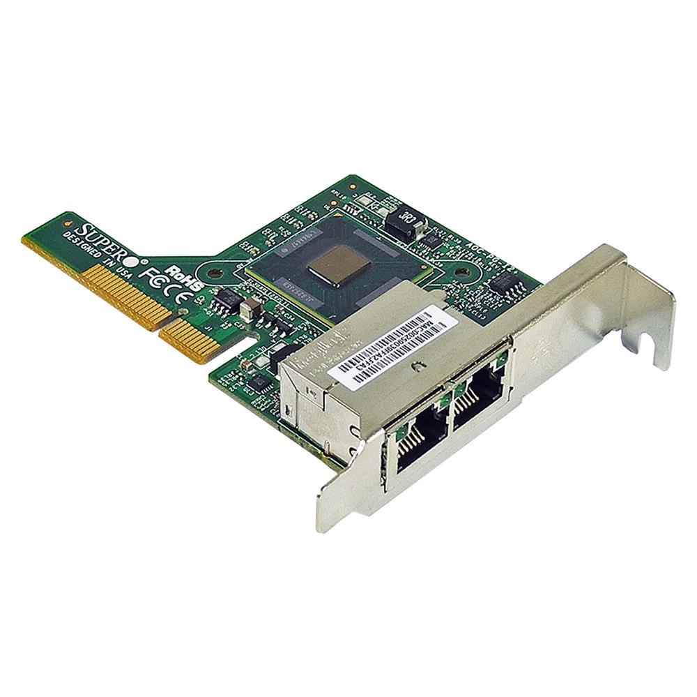 SUPERMICRO AOC-PG-i2+ Dual-Port PCI-Express x4 (x8 Slot) Gigabit Ethernet Network Adapter