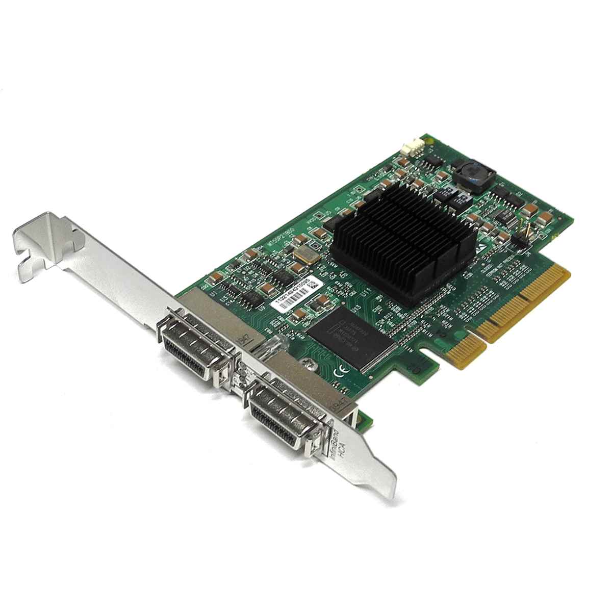HP Dual Port Infiniband 4X DDR PCIe x8 HC Adapter 487504-001 483513-B21 HP Dual Port Infiniband 4X DDR PCIe x8 HC Adapter 487504-001 483513-B21