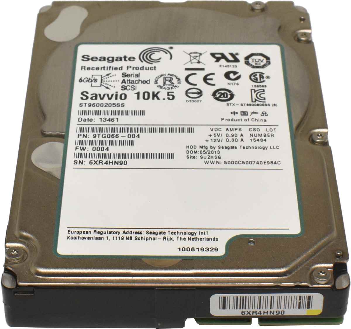 Seagate 600GB 2.5" 10K 6G SAS HDD Festplatte ST9600205SS 9TG066-004 Seagate 600GB 2.5" 10K 6G SAS HDD Festplatte ST9600205SS 9TG066-004