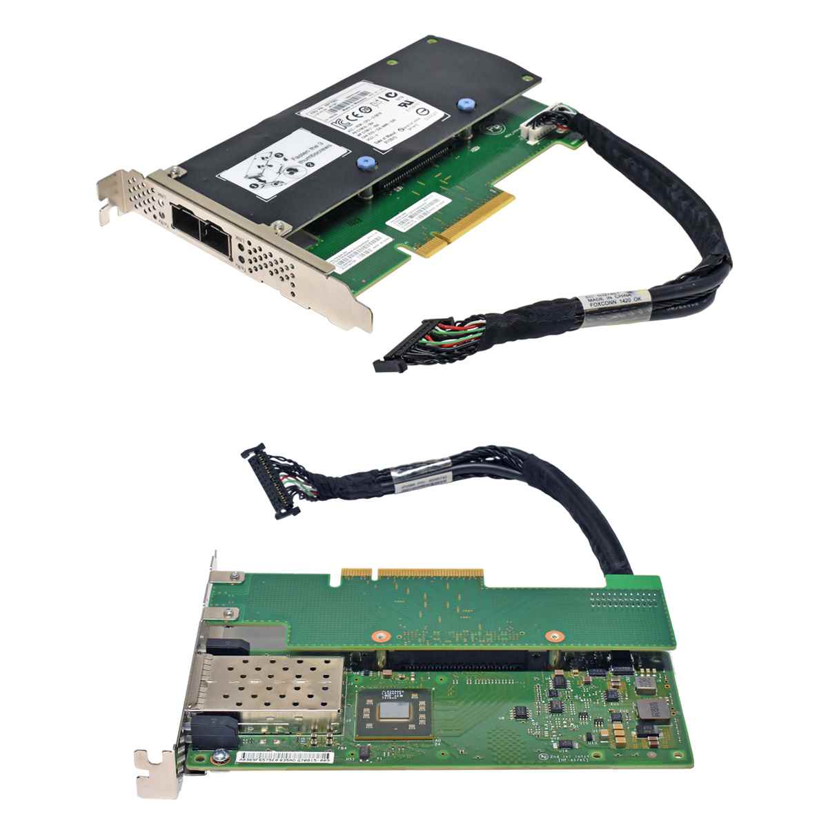 IBM SFP+ Netzwerkkarte Network Card 49Y7982 00AL292 00FK895 + Adapter + Kabel 46W6742 IBM SFP+ Netzwerkkarte Network Card 49Y7982 00AL292 00FK895 + Adapter + Kabel 46W6742