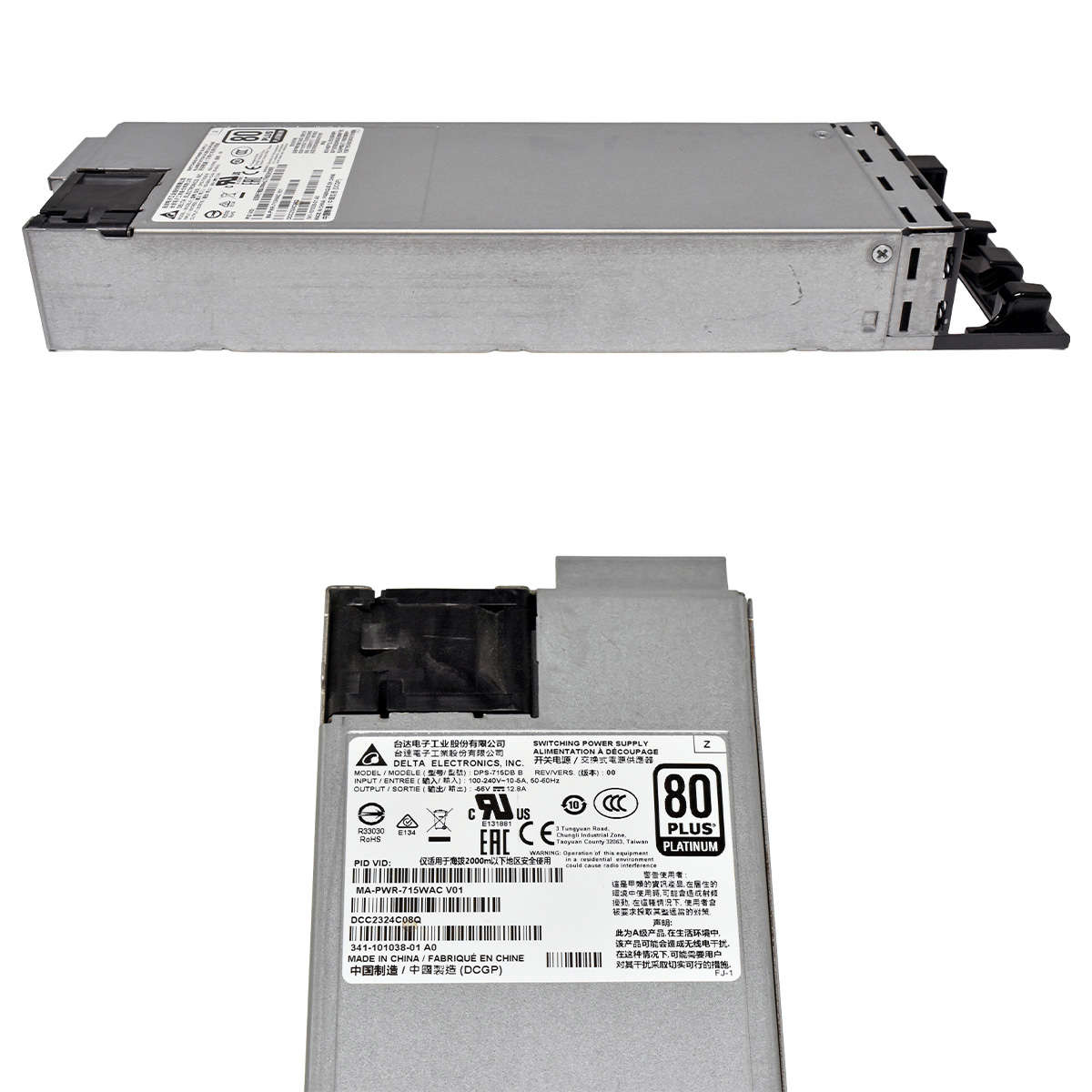 Cisco-Meraki-Delta-DPS-715DB-B-715W-PSU-MA-PWR-715-006.jpg Cisco Meraki Delta DPS-715DB B 715W PSU MA-PWR-715WAC 341-101038-01