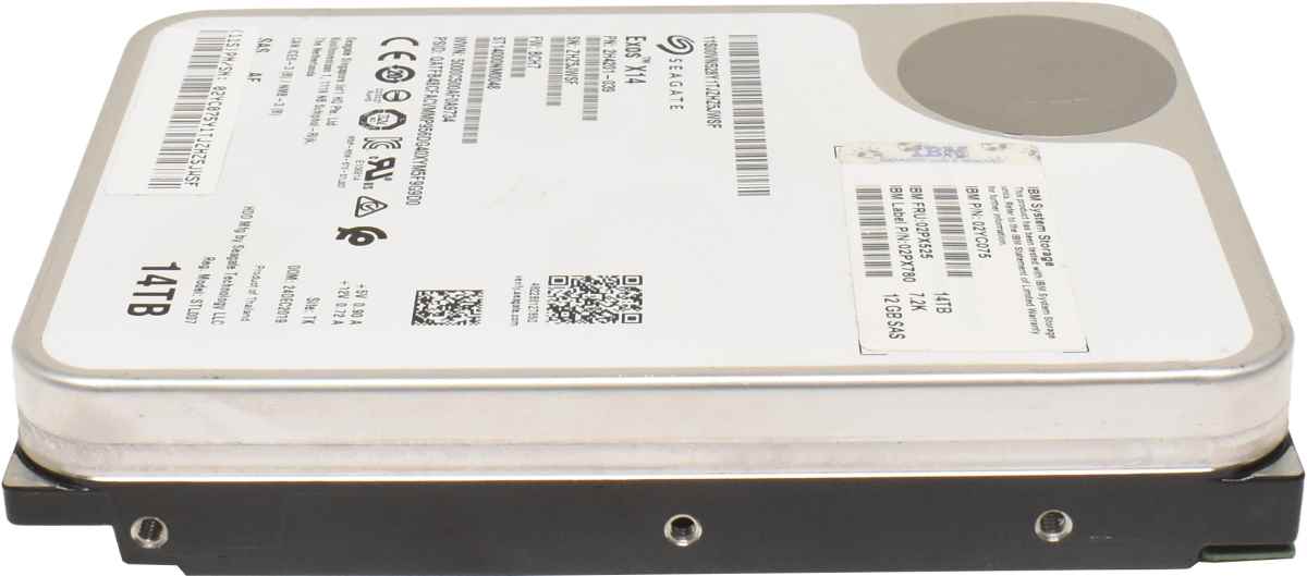 IBM Seagate Exos X14 14TB 02YC075 02PX525 ST14000NM0048 3.5" 7.2K 12G SAS HDD Festplatte IBM Seagate Exos X14 14TB 02YC075 02PX525 ST14000NM0048 3.5" 7.2K 12G SAS HDD Festplatte