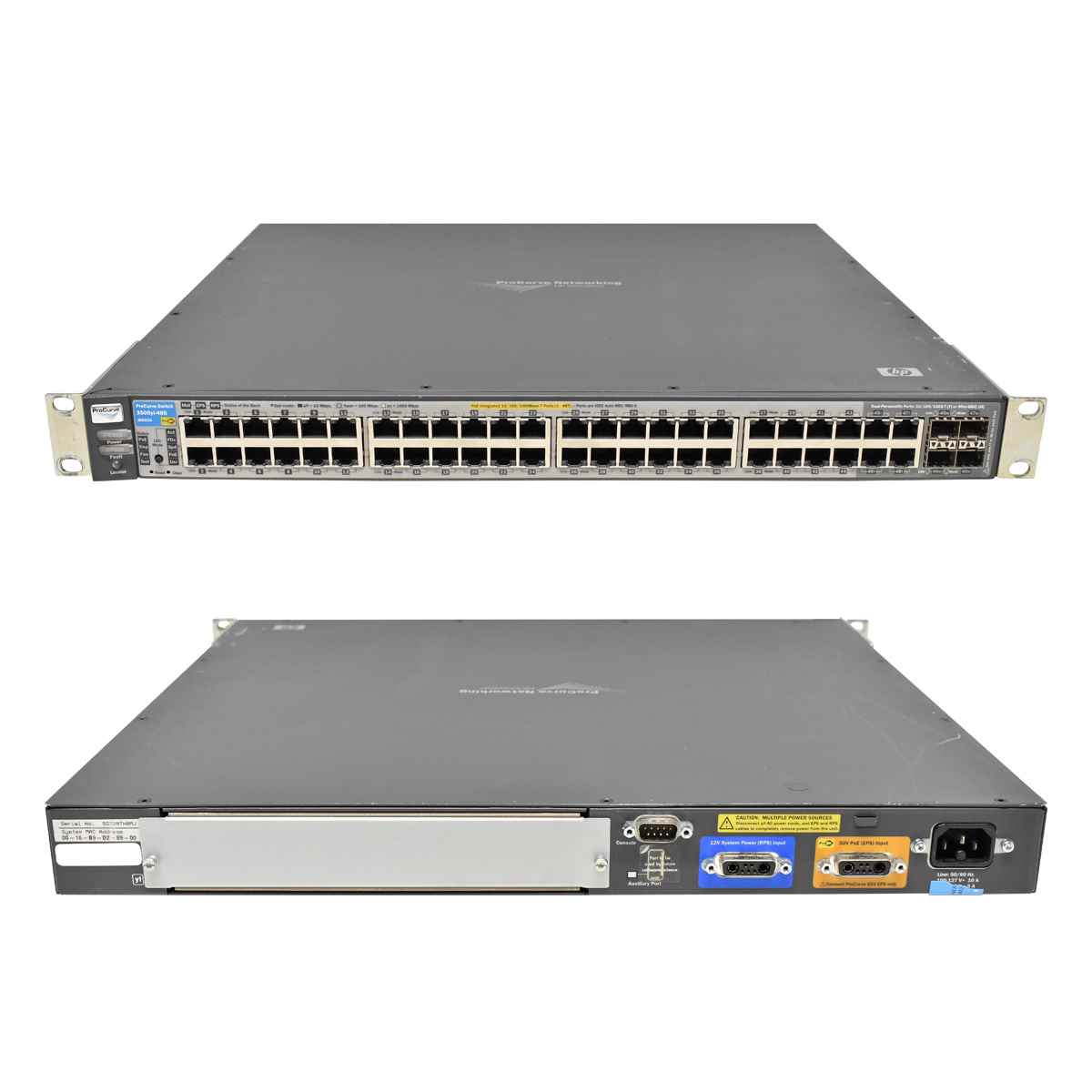 HP ProCurve 3500yl-48G Switch + 4 SFP+ Ports J8693A | P37532