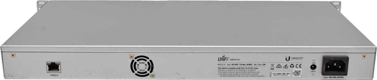 Ubiquiti UniFi Switch 24 US-24 25W 24-Port Gigabit Ethernet Switch 2x 1G SFP +Rack Ears