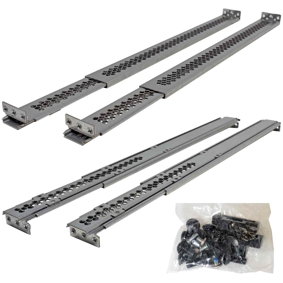 Brocade RackRails Kit/Rackschienen WR42628001 WR42795001042006185A01 04200598A02 + Schrauben Brocade RackRails Kit/Rackschienen WR42628001 WR42795001042006185A01 04200598A02 + Schrauben