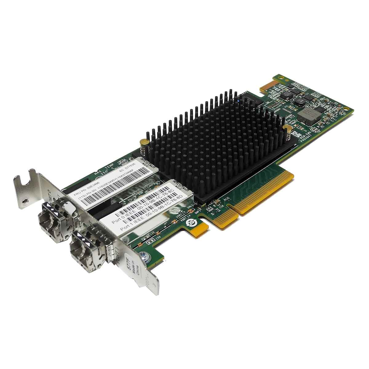 IBM Emulex LPE16002 Dual-Port 16Gb/s PCIe x8 FC Host Bus Adapter 00JY849 LP Fujitsu Emulex LPE16002 Dual-Port 16Gb/s PCIe x8 FC Host Bus Adapter LP + 2xSFP+