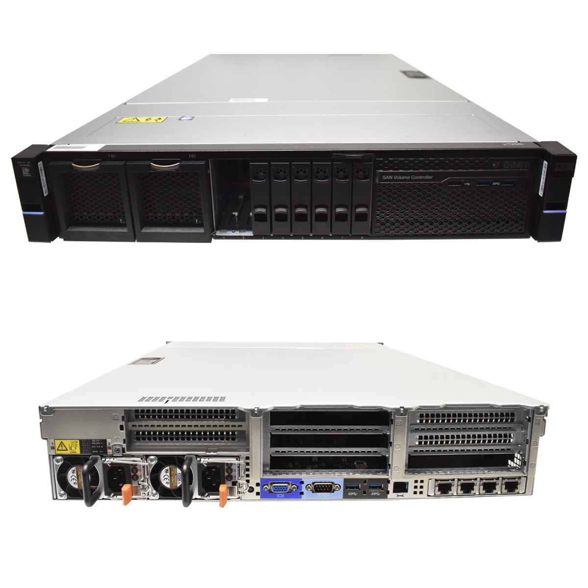 IBM System Storage SAN Volume Controller ohne CPU 0 GB DDR4 2x Kühler 8Bay 2.5" IBM System Storage SAN Volume Controller 2x Intel E5-2667 V4 64 GB DDR4 8x SFF 2.5"