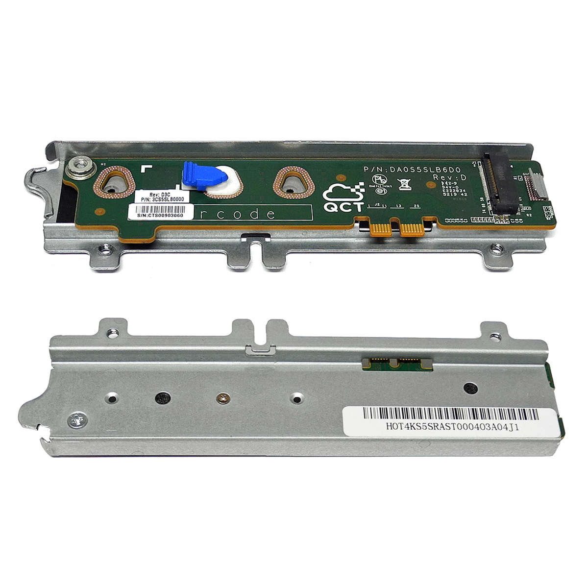 Quanta-QCT-Riser-Board-PCIe-x1-3-0-for-QuantaPlex-001.jpg Quanta QCT Riser Board PCIe x1 3.0 for QuantaPlex Node T42S-2U 3CS5SLB0000