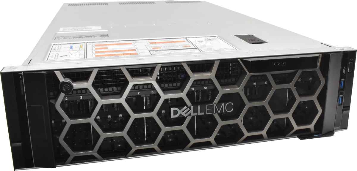 Dell PowerEdge R940 no CPU no PC4 no HDD H740p I350 24x SFF 2,5