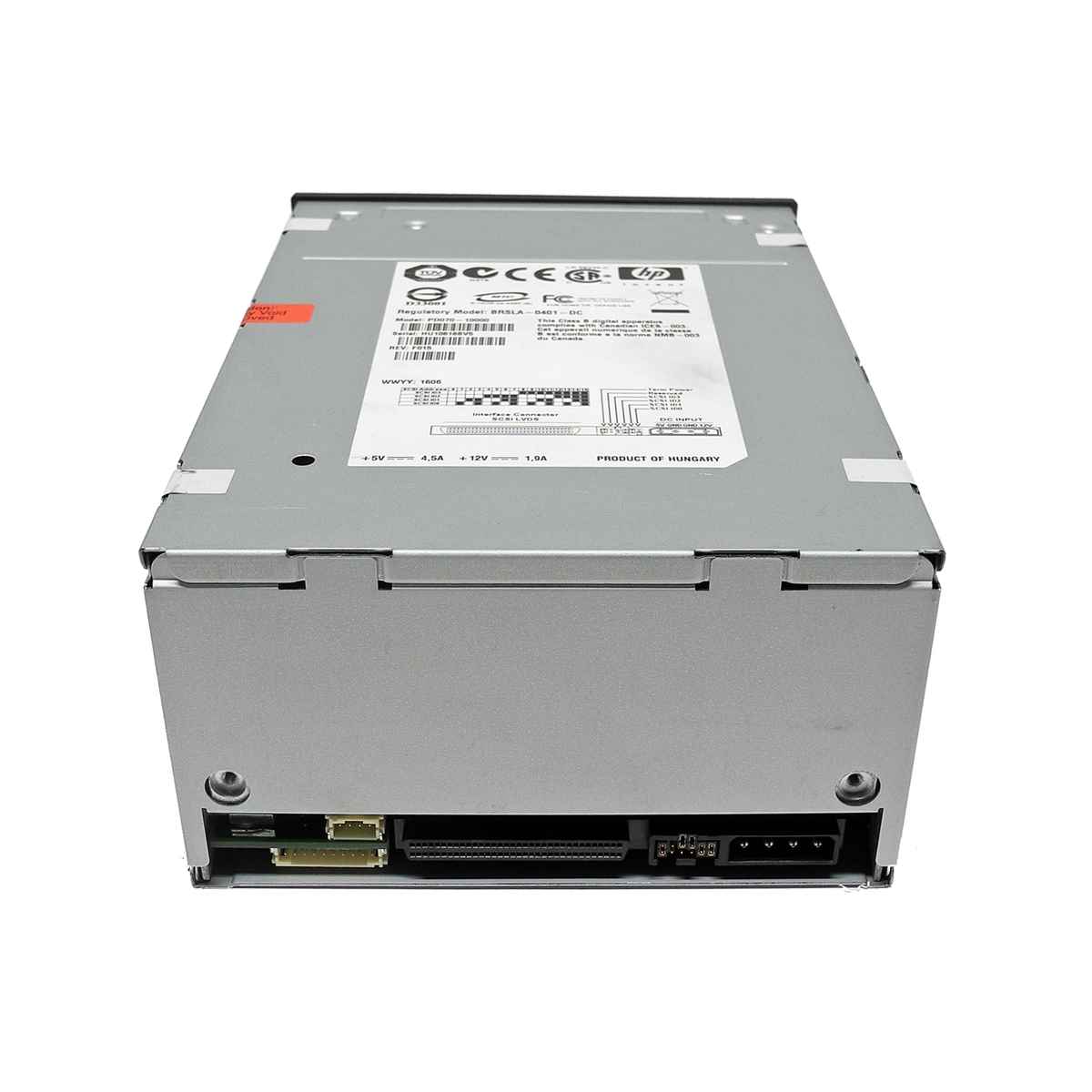 HP BRSLA-0401-DC LTO Ultrium 3 SCSI LVDS Tape Drive/Bandlaufwerk PD070-10000 HP BRSLA-0401-DC LTO Ultrium 3 SCSI LVDS Tape Drive/Bandlaufwerk PD070-10000