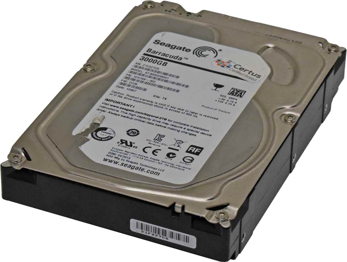 Seagate 3TB 3.5Zoll 7.2k 6Gb/s 64MB Cache SATA HDD ST3000DM001
