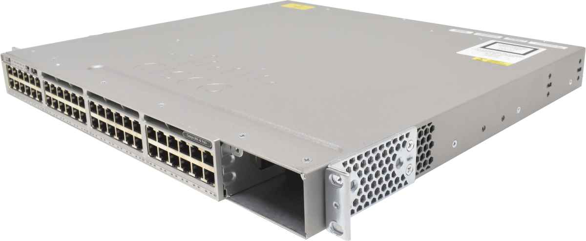 Cisco Catalyst WS-C3850-48P-S 48-Ports PoE+ GE RJ-45 1x PSU Rack Ears Cisco Catalyst WS-C3850-48P-S 48-Ports PoE+ GE RJ-45 1x PSU Rack Ears