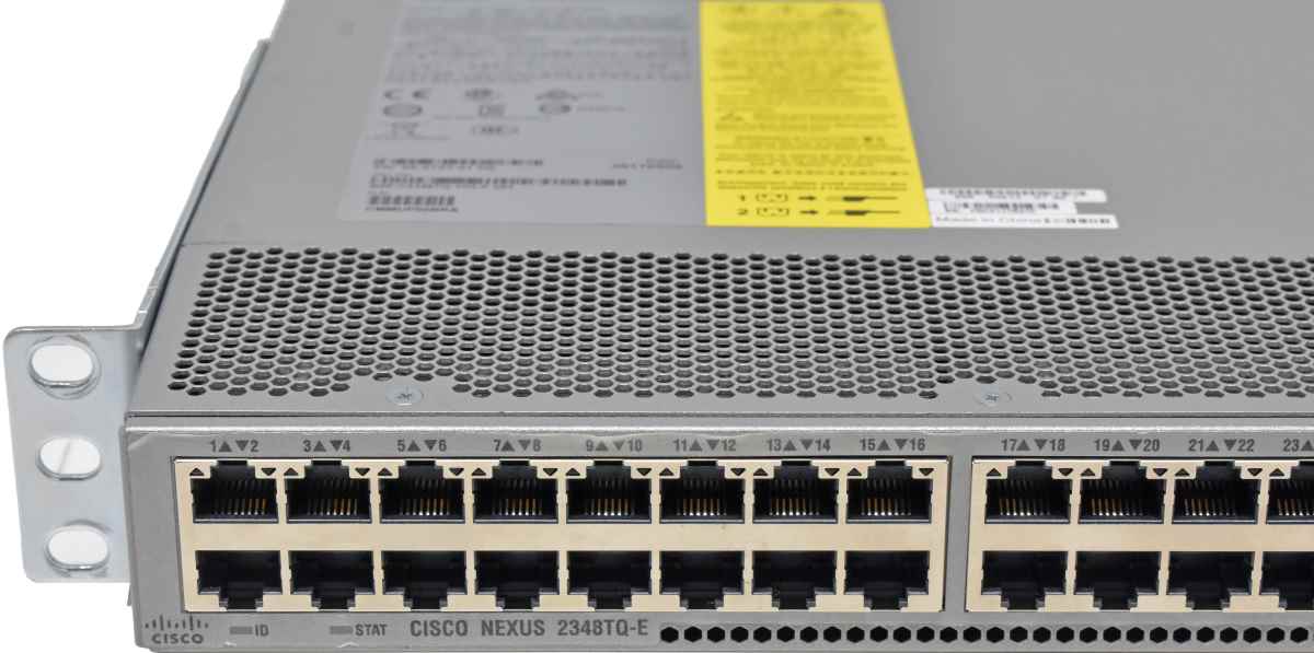 Cisco Nexus 2348TQ Fabric Extender N2K-C2348TQ-10G-E 2x PSU Exhaust Rack Ears