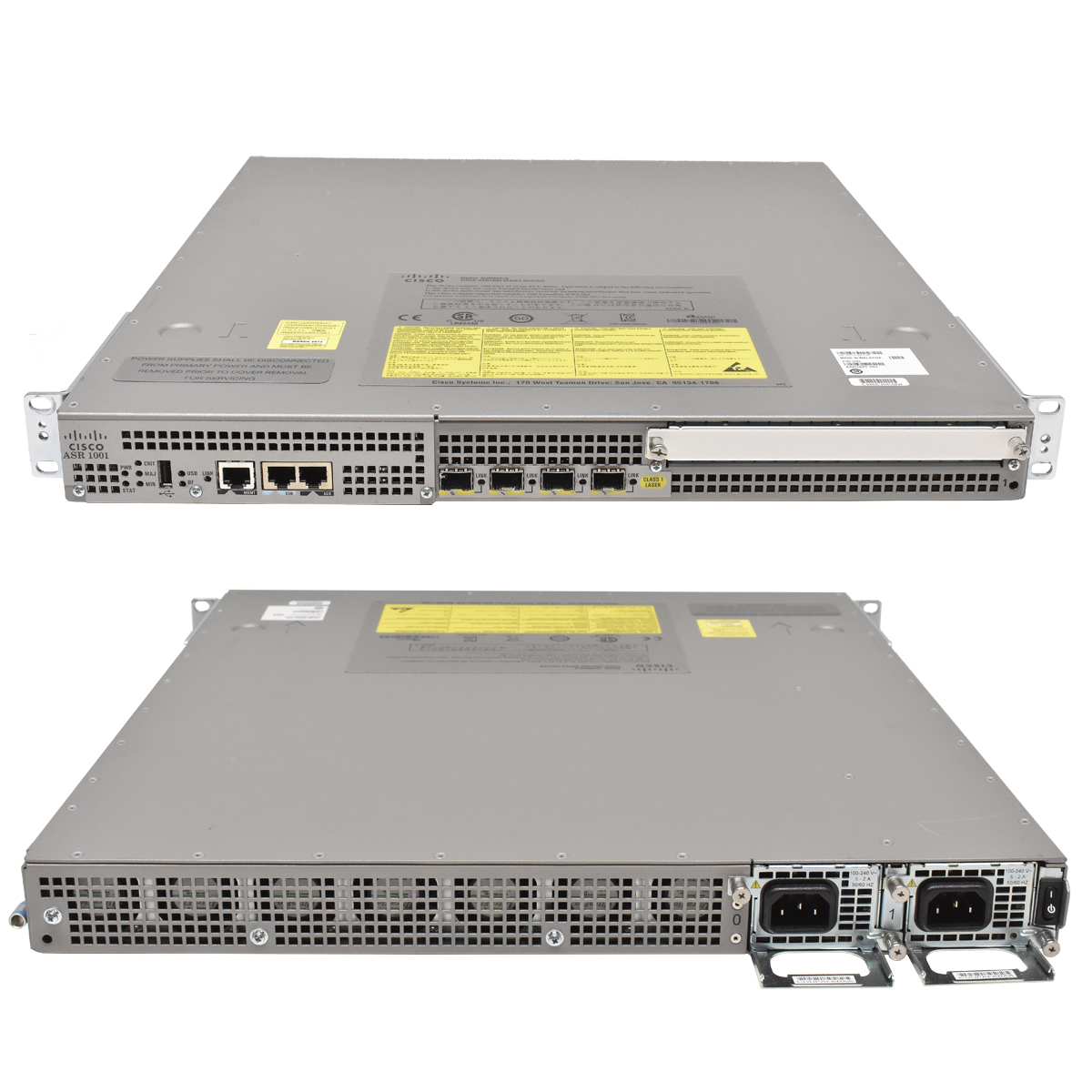 Cisco ASR1001 68-3376-20 Cisco-ASR 1000 Series Router 4x SFP Cisco ASR1001 68-3376-20 Cisco-ASR 1000 Series Router 4x SFP