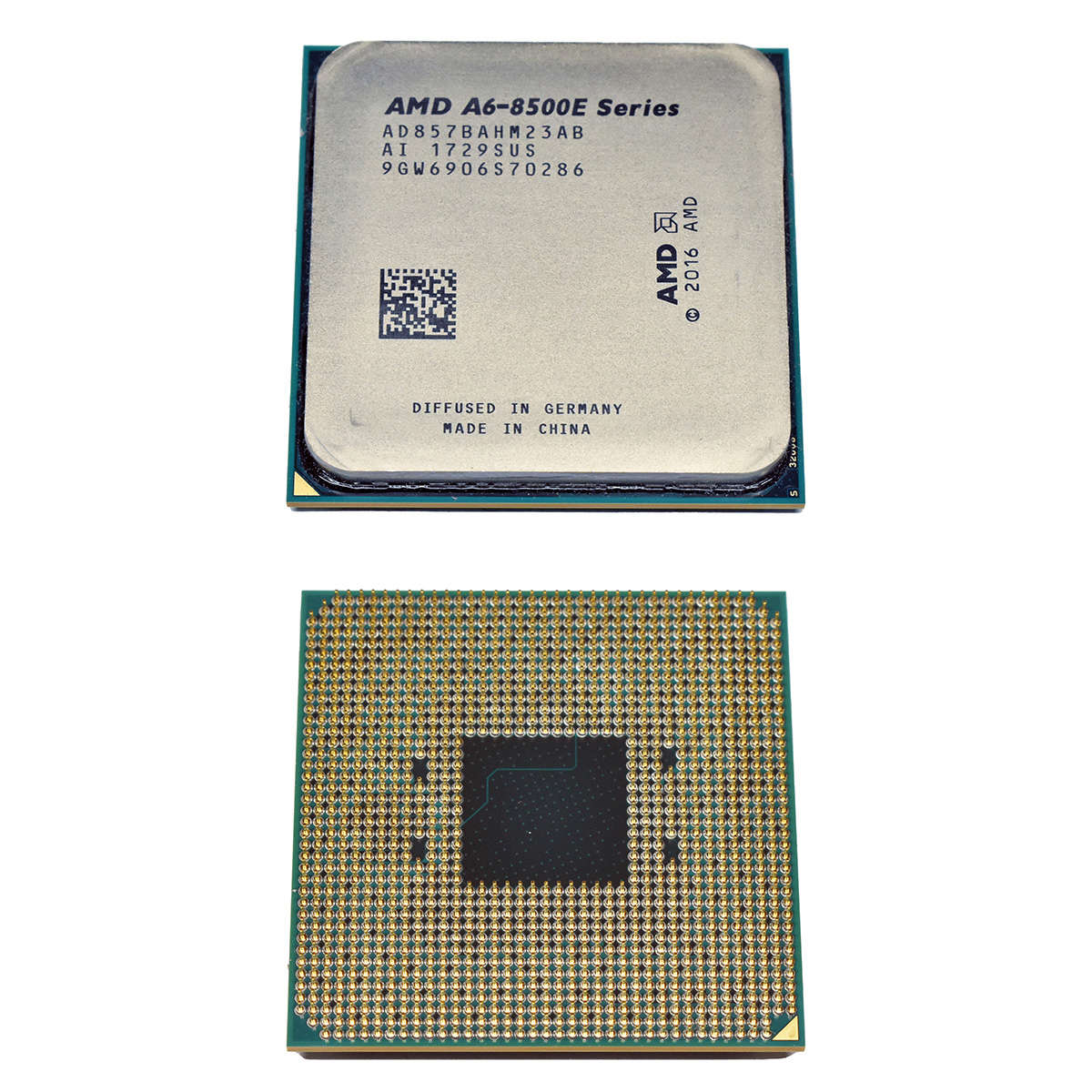 AMD PRO A6-8570E APU Processor AD857BAHM23AB Duo-Core 3.0GHz 1MB Cache AM4