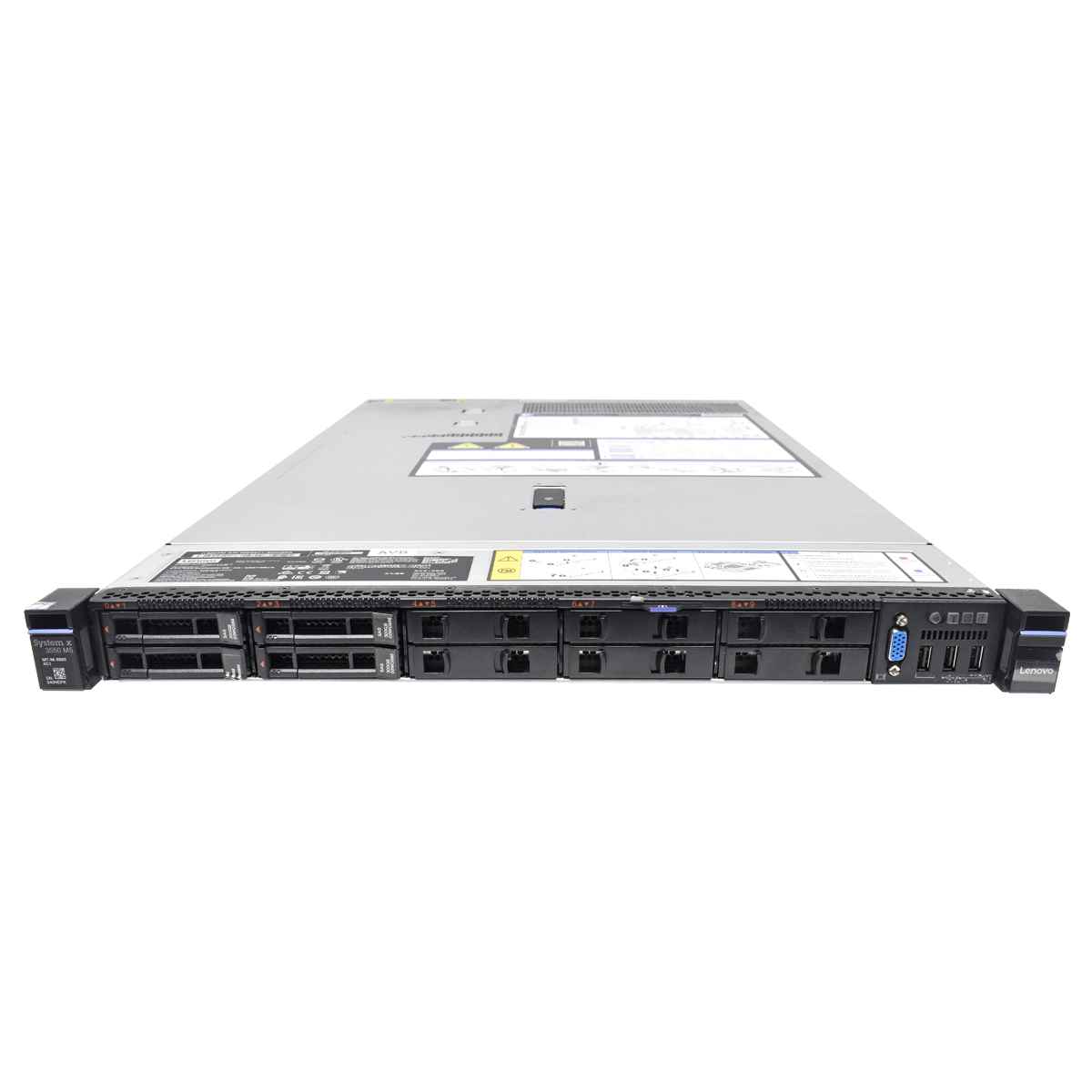 Lenovo System x3550 M5 Server 2x E5-2620 V3 32GB RAM DDR4 2x 300GB HDD 4x SFF 2,5