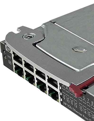 HP 406738-001 1GbE Pass-Thru Module SP# 419329-001 for c-Class BladeSystem