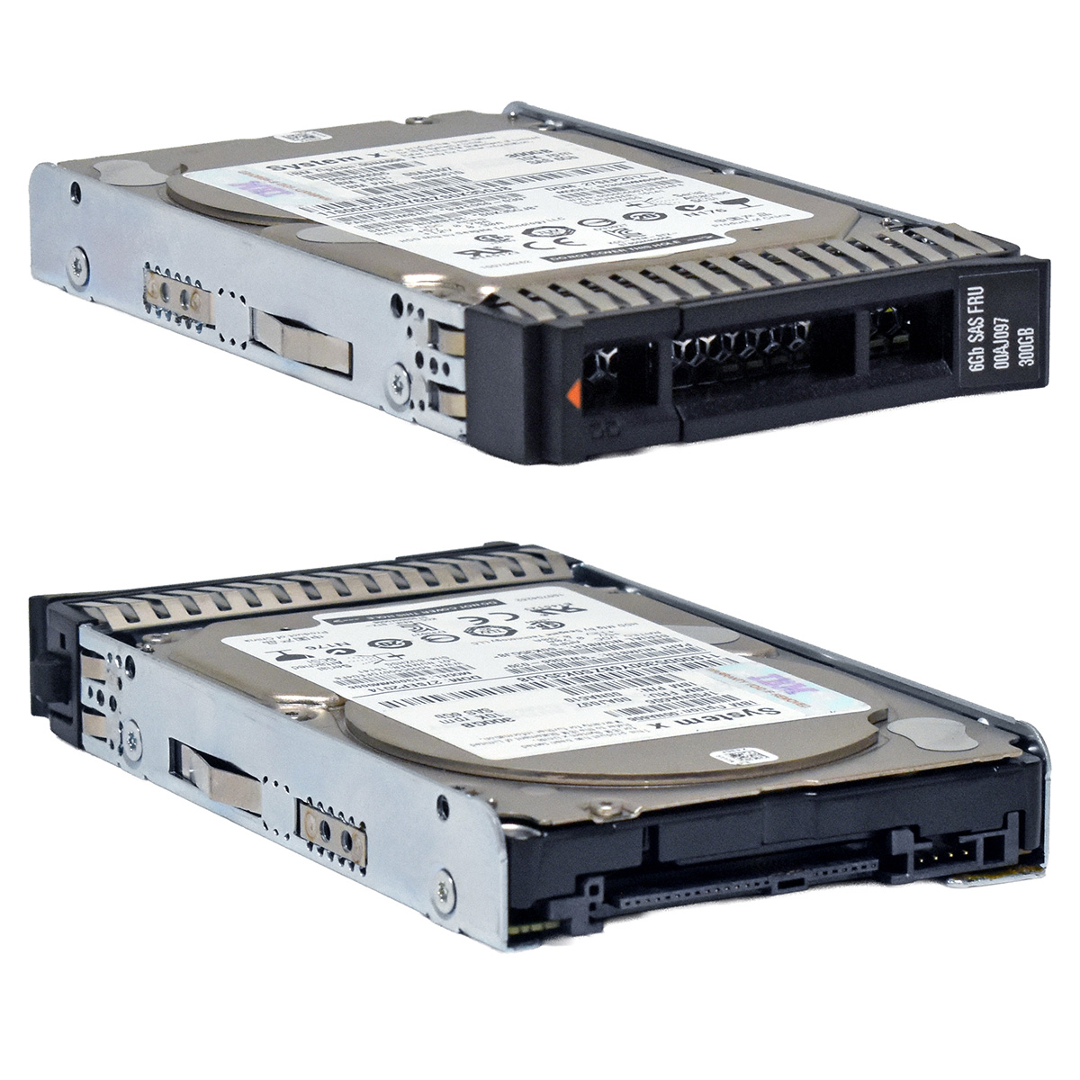 IBM Lenovo 300GB 2.5“ 10K 6G SAS HDD 00AJ097 +Caddy