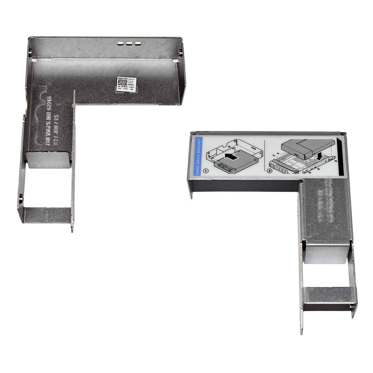 Dell 09W8C4 3.5" to 2.5" Snap-In Mounting Bracket for SAS SATA HDD Tray