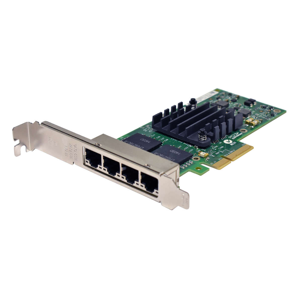 Intel I340-T4 4-Port PCIe x4 Gigabit Ethernet Netzwerkkarte E1G44HTG1P20 111-01034/111-00865 FP