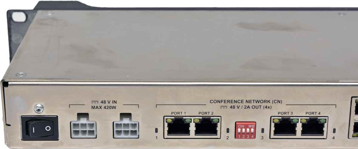 Televic Plixus AE-R 71.98.2902 Control Center for Conference Systems no PSU +Rack Ears