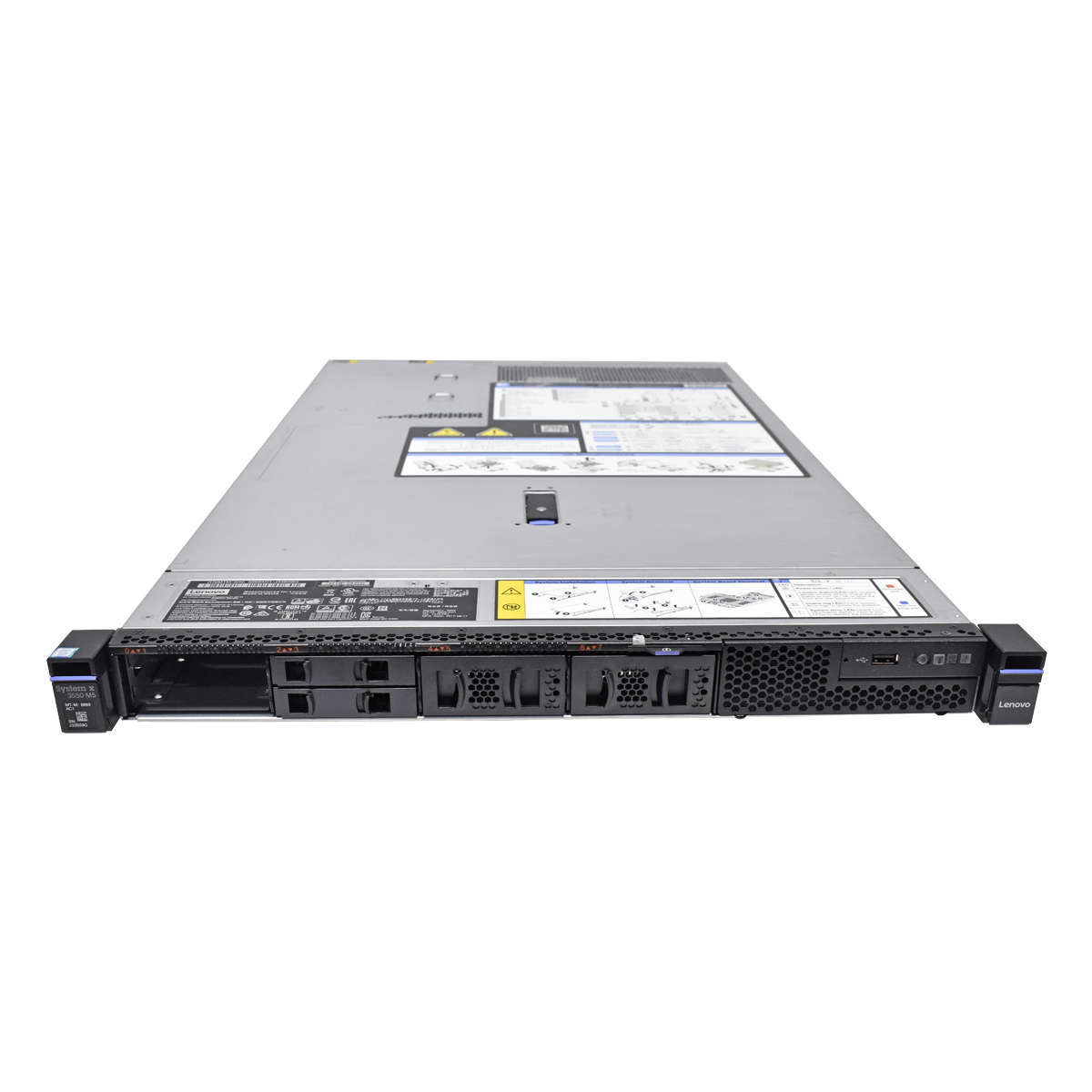 Lenovo System x3550 M5 Server Barebone no CPU no DDR4 2x Heatsink 4x LFF 3,5