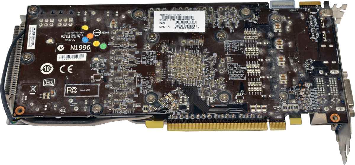 MSI R6950 Twin Frozr II/OC AMD Radeon HD 6950 Graphics Card Cayman 2GB GDDR5 PCIe 2.0 x16 HDMI 2x Mini DP 2x DVI