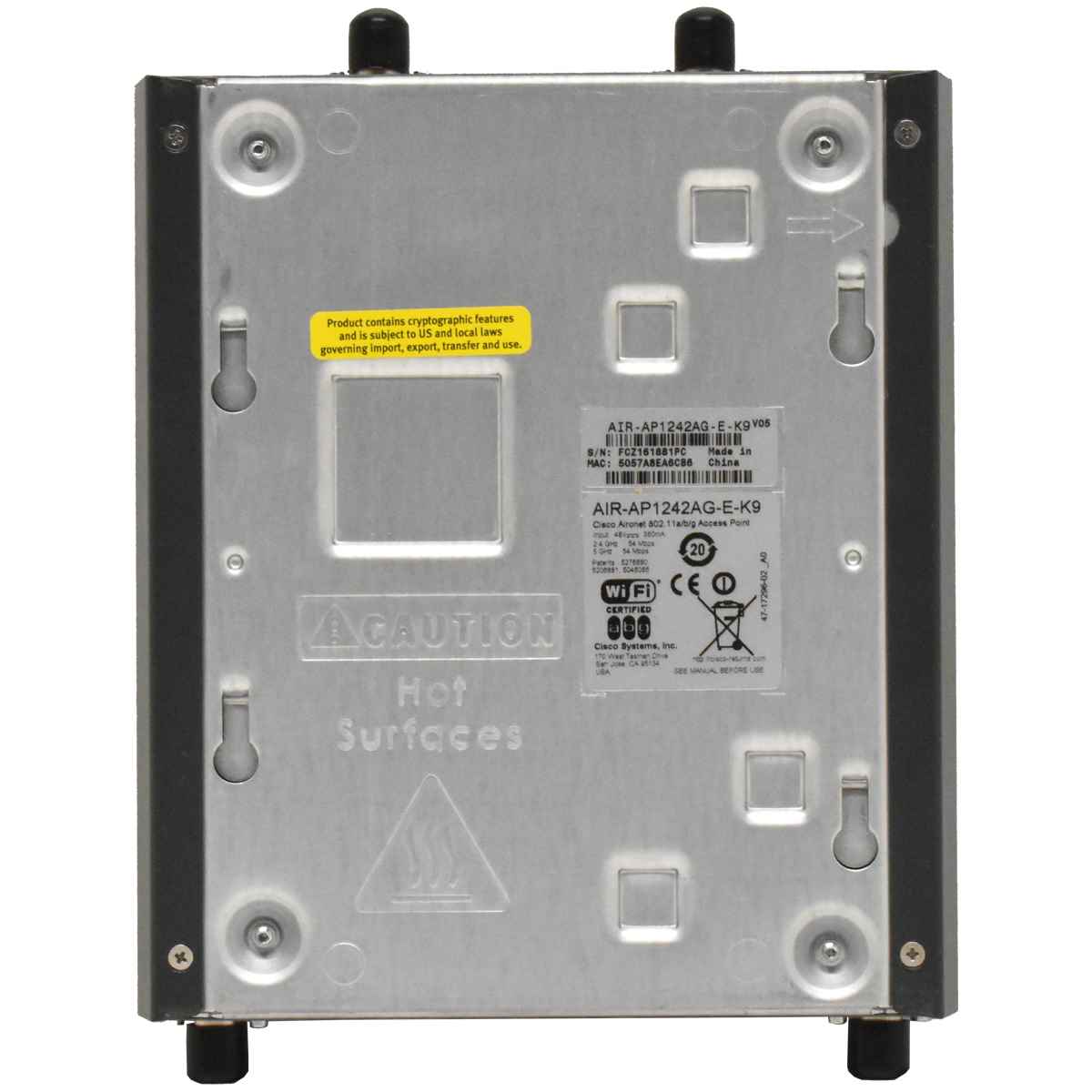 Cisco AIR-AP1242AG-E-K9 2,4GHz 5GHz + AIR-ANT2460P-R + Power Supply + Mount Kit Cisco AIR-AP1242AG-E-K9 2,4GHz 5GHz + AIR-ANT2460P-R + Power Supply + Mount Kit
