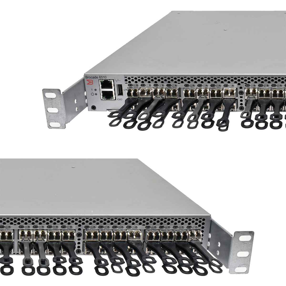 Brocade 6510 XHD-6510-24-R 80-1005522-03 16G FC Switch 48 act. Ports +48 16G Mini GBICs Brocade 6510 XHD-6510-24-R 80-1005522-03 16G FC Switch 48 act. Ports +48 16G Mini GBICs