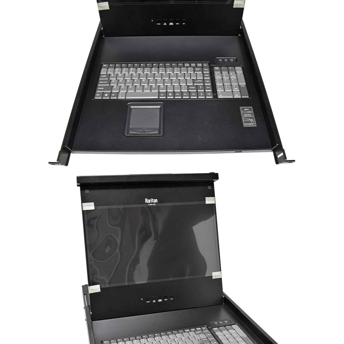 Raritan T1700-LED 02AU025 KVM Console 17" US Keyboard +Rack Rails